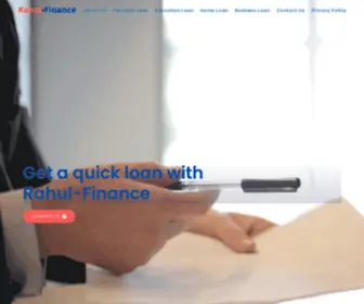 Rahul-Finance.in(Get a quick loan with Rahul) Screenshot