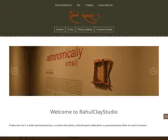 Rahulclaystudio.com(Rahul Kumar) Screenshot