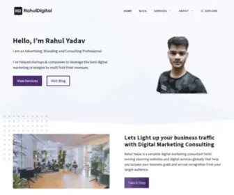 Rahuldigital.com(Digital Marketing Consultant) Screenshot