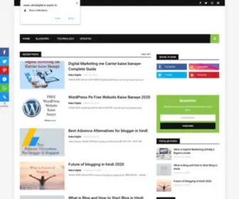 Rahuldigital.in(This blog) Screenshot