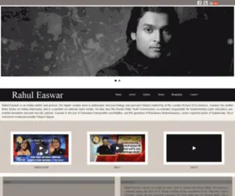 Rahuleaswar.com(Rahul Easwar) Screenshot