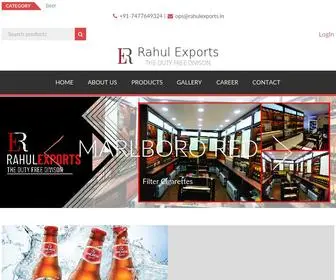 Rahulexports.in(THE DUTY FREE DIVISON) Screenshot