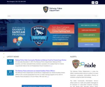 Rahwaypolice.com(Rahway Police Department) Screenshot