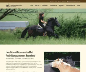 Rai-Reiten.net(RAI Reiten Sauerland) Screenshot