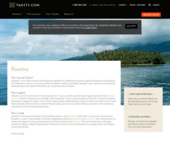 Raiatea.com(Raiatea Travel Guide and Raiatea Yacht Charters) Screenshot