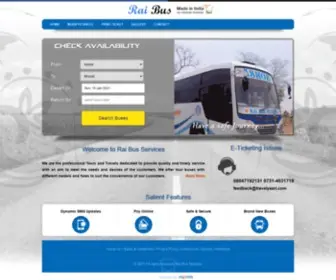 Raibus.com(Rai Bus Services Online Bus Booking) Screenshot