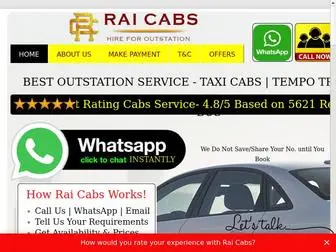 Raicabs.com(Rai Cabs) Screenshot