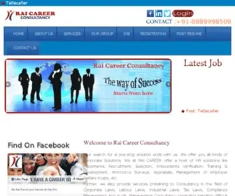 Raicareer.com(Rai Career Consultancy) Screenshot