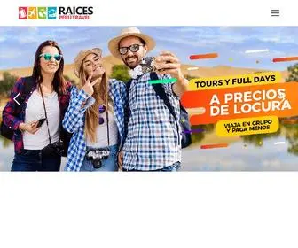 Raicesperutravel.com(Raices Perú Travel) Screenshot