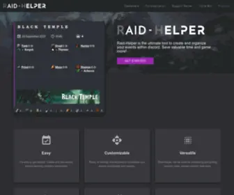 Raid-Helper.dev(Raid Helper) Screenshot