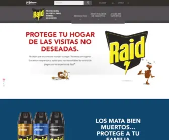 Raid.com.ec(Mata insectos marca Dead Raid®) Screenshot