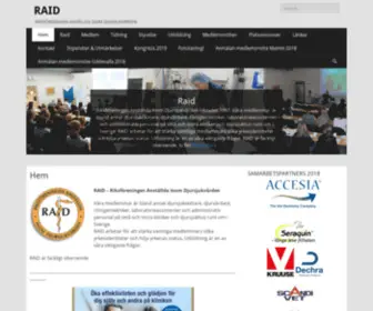 Raid.se(Riksföreningen Anställda Inom Djursjukvården) Screenshot