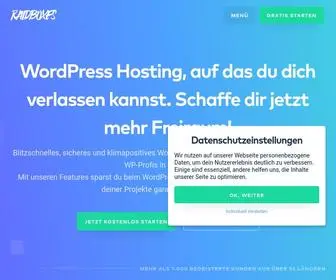 Raidboxes.de(WordPress Hosting vom WP Experten in D) Screenshot