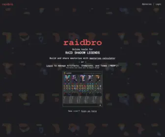 Raidbro.com(Raidbro) Screenshot