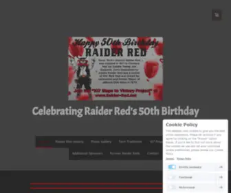 Raider-Red.net(Thank You Step Sponsors) Screenshot