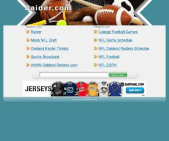 Raider.com(Raider) Screenshot