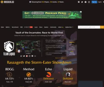 Raider.io(A top World of Warcraft (WoW)) Screenshot