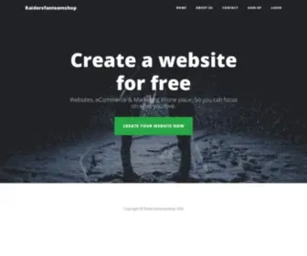 Raidersfanteamshop.com(Create a website for free) Screenshot