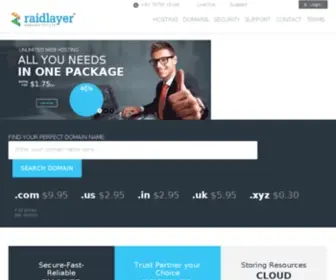 Raidlayer.com(Web Hosting) Screenshot