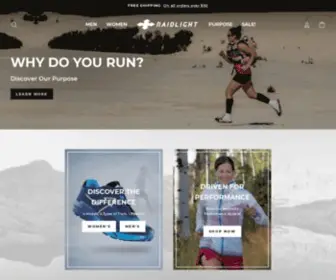 Raidlight.com(RaidLight vous propose une gamme Ultralight pour la pratique du Trail Running) Screenshot