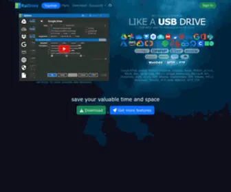 Raidrive.com(Like a USB drive) Screenshot