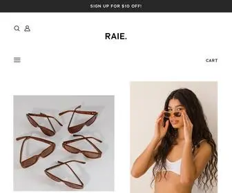 Raieeyewear.co(Raie Eyewear) Screenshot