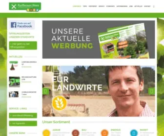 Raiffeisen-Markt-Ware.de(Raiffeisen Ware NOPF Zentrale) Screenshot