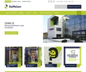Raiffeisen.lu(Découvrez les offres et services de la banque coopérative RAIFFEISEN) Screenshot