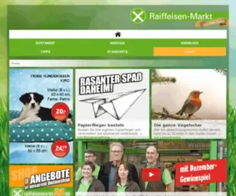Raiffeisenmarkt.de(Willkommen bei) Screenshot