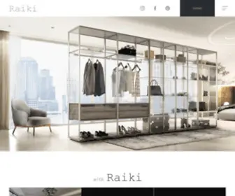 Raiki.jp(極限まで無駄を無くした洗練されたデザインと、そ) Screenshot