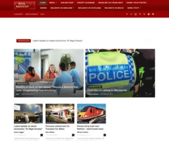 Railadvent.co.uk(Railway News) Screenshot