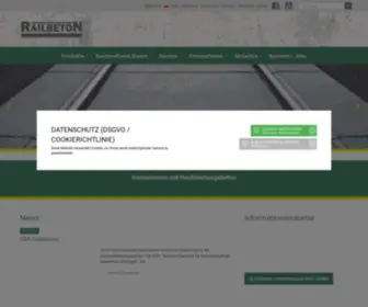 Railbeton.de(Railbeton Haas) Screenshot