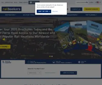 Railbookers.com(Worldwide, Independent & Luxury Train Holidays) Screenshot