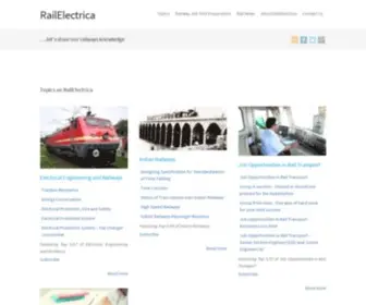 Railelectrica.com(Electrical) Screenshot