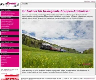 Railevent.ch(Rail Event AG) Screenshot