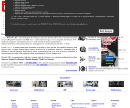 Railex.ro(Anvelope, piese si service auto) Screenshot