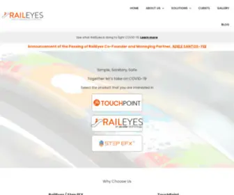 Raileyes.com(Landing Page) Screenshot