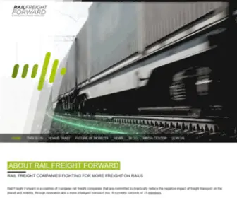 Railfreightforward.eu(Rail Freight Forward) Screenshot