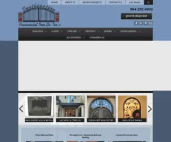 Railings-Gates-Grilles.com(Southeastern Ornamental Iron Works) Screenshot