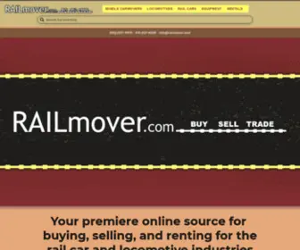 Railmover.com(Railroad car movers for sale) Screenshot