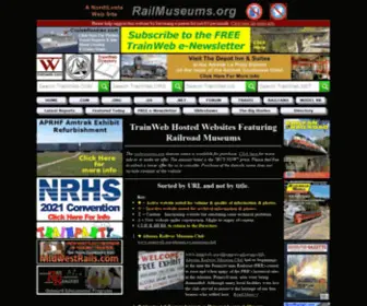 Railmuseums.org(Railroad Museums) Screenshot