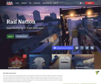 Railnation.fr(Free browser) Screenshot