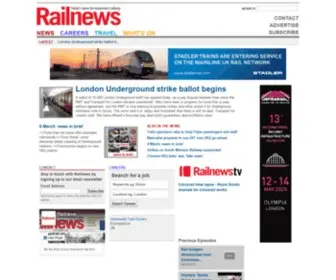 Railnews.co.uk(Rail industry news from Railnews) Screenshot