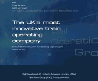 Railopsgroup.co.uk(Rail Operations (UK) Limited) Screenshot