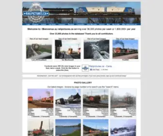 Railpictures.ca(Great Canadian Railway Photography) Screenshot
