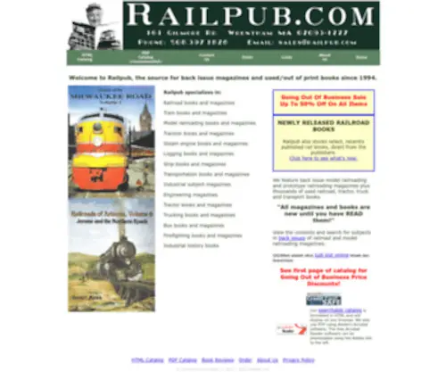 Railpub.com(Railroad) Screenshot
