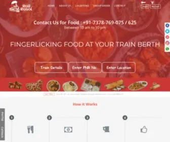 Railrasoi.com(Food) Screenshot