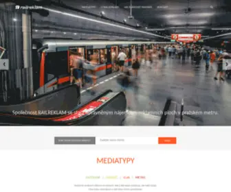 Railreklam.cz(Vaše reklama na železnici) Screenshot
