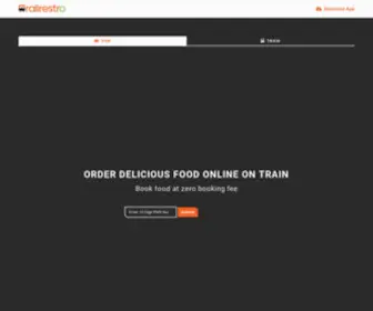 Railrestro.in(Online Food Delivery In Train) Screenshot