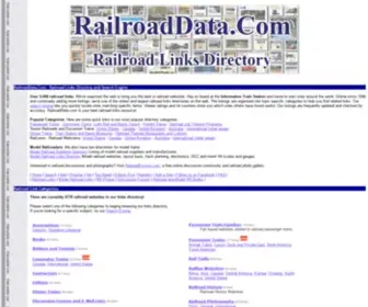 Railroaddata.com(Railroad Links Directory) Screenshot